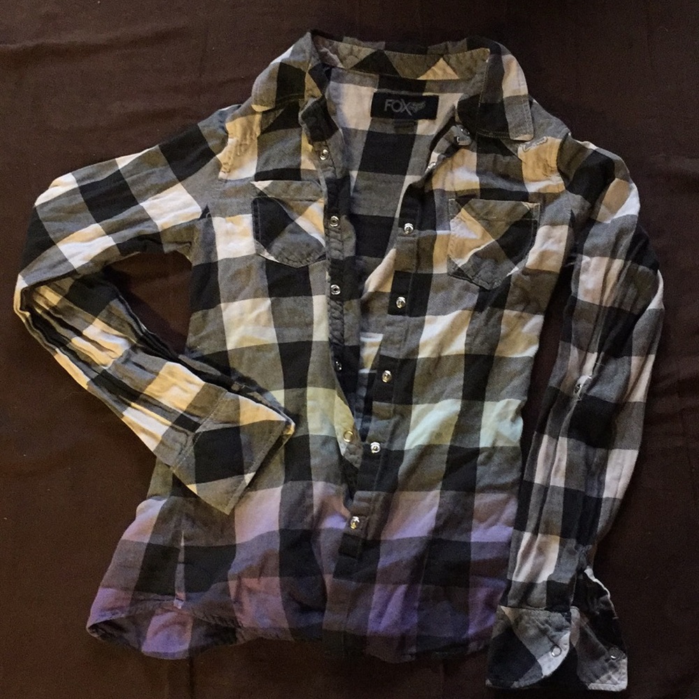 Fox ombré flannel